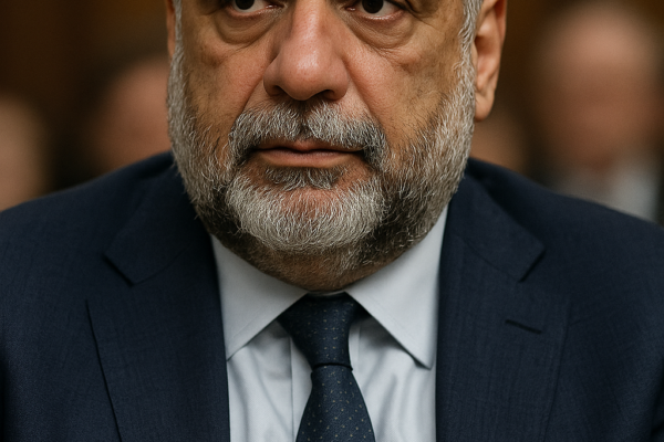 Ruben Vardanyanin mehkeme zalinda cekilmis portreti