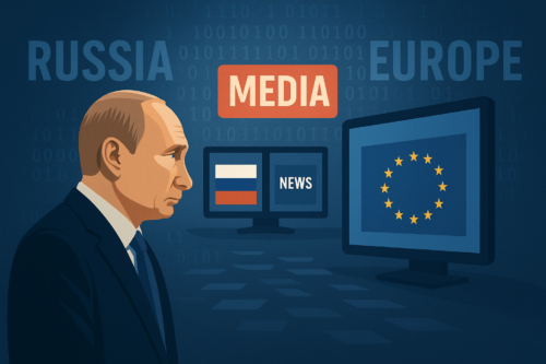 rusiya avropa informasiya muharibesi, media gerginliyi illustrasiya