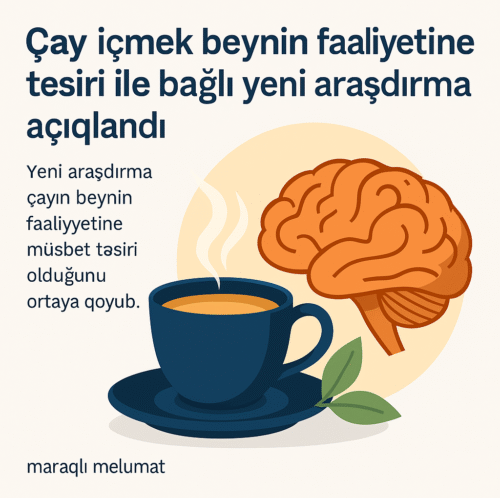 cay icmek beynin faaliyetine tesir eden arasdirma illustrasiyasi