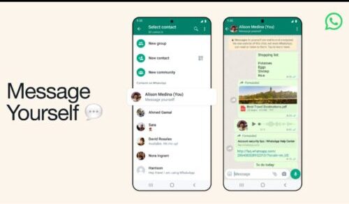 Telefon ekrani uzerinde WhatsApp mesajlari