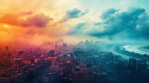 baki guclu kulek hava proqnozu, abseron yarimadasi kulerli hava illustrasiyasi