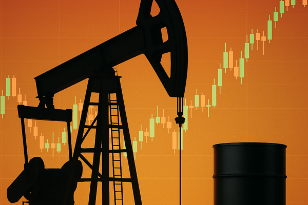 Neft nasosu ve fonunda dunya bazarlarinda neft qiymetlerini gosterən qrafik