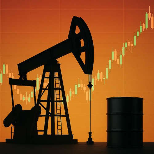 Neft nasosu ve fonunda dunya bazarlarinda neft qiymetlerini gosterən qrafik